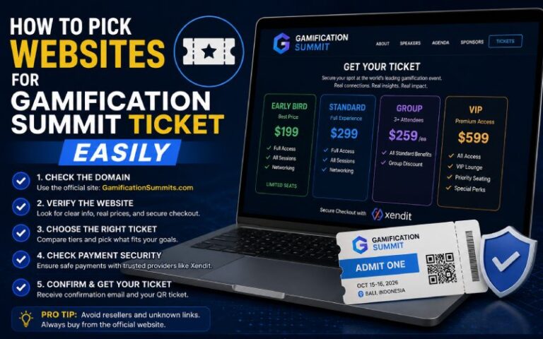 websites for gamificationsummit ticket