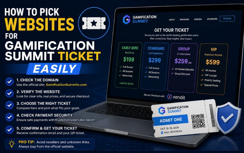 websites for gamificationsummit ticket