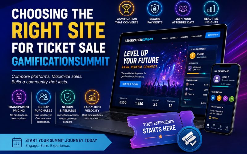 site for ticket sale gamificationsummit