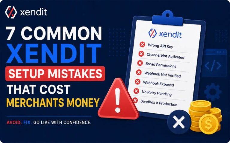 7 common Xendit setup mistakes that can cost merchants money