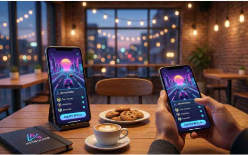 Person playing a casual online game on a smartphone