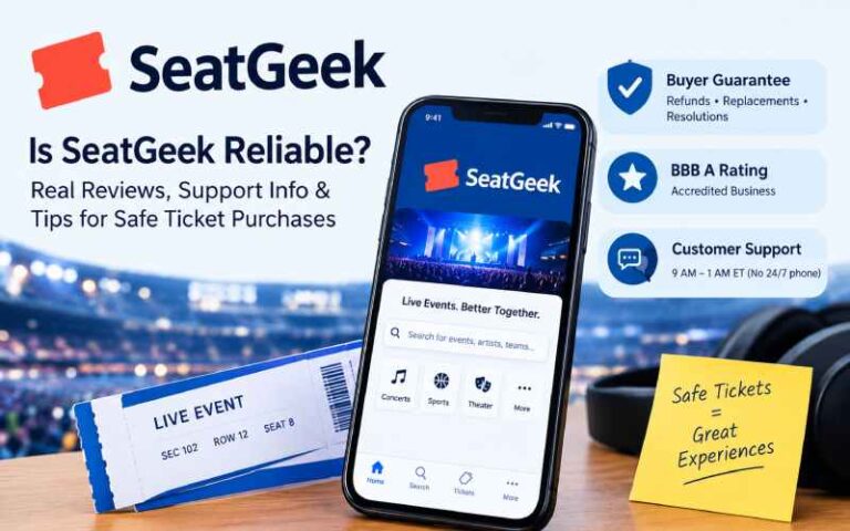 SeatGeek reliability and customer support guide for ticket buyers.