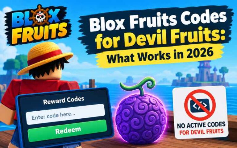 Blox Fruits codes for Devil Fruits in 2026