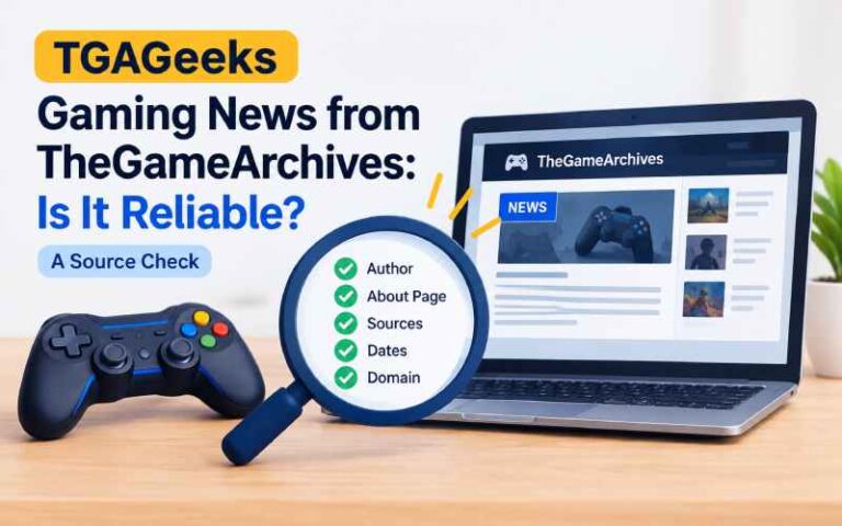 TGAGeeks gaming news source reliability check
